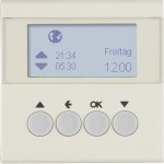 Jalousiesteuerung cremeweiß