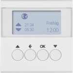 Jalousiesteuerung weiß matt