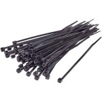 HellermannTyton UB200B-B Kabelbinder 3,5x200mm schwarz 100 Stück 