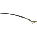 Gummischlauchleitung H07RN-F 3G1,5mm² schwarz Meterware 
