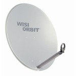 Wisi OA38G Alu-Spiegel 80cm mit Halterung hellgrau 