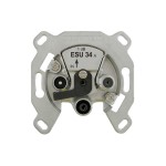 Kathrein 21110011 Einkabel-Steckdose 3-fach Einzeldose ESU34 