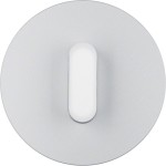 Berker 1001207400 Abdeckplatte mit Knebel Serie R.Classic Alu/polarweiß 