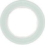 Berker 10112009 Rahmen 1-fach Serie R.Classic Glas polarweiß 