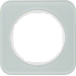 Berker 10112109 Rahmen 1-fach R.1 Glas polarweiß 