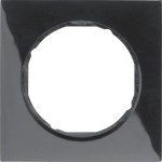 Berker 10112245 Rahmen 1-fach R.3 schwarz glänzend 
