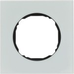 Berker 10112609 Rahmen 1-fach flach R.8 Glas polarweiß 