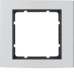 Berker 10113004 Rahmen 1-fach B.3 Alu/anthrazit matt Aluminium eloxiert 