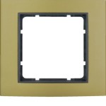 Berker 10113016 Rahmen 1-fach B.3 Alu gold/anthrazit 
