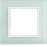 Berker 10116909 Glasrahmen 1-fach B.7 Glas polarweiß/polarweiß matt 