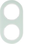 Berker 10122009 Rahmen 2-fach Serie R.Classic Glas polarweiß 