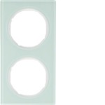 Berker 10122209 Rahmen 2-fach R.3 Glas polarweiß 