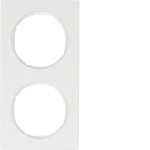 Berker 10122289 Rahmen 2-fach R.3 polarweiß glänzend 