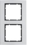 Berker 10123004 Rahmen 2-fach B.3 Alu/anthrazit matt Aluminium eloxiert 