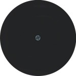 Berker 10192045 Zentralstück für Kabelauslass Er und VDo-Dose R.1/R.3/R.Classic schwarz glänzend 