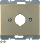 Berker 10700101 Zentralstück für Melde- und Befehlsgerät Ø 18,8 mm Arsys hellbronze Metall 