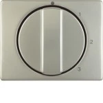 Berker 1087010400 Zentralstück mit Drehknopf für 3-Stufenschalter Arsys Edelstahl Rostfrei 