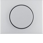 Berker 11357003 Zentralstück mit Regulierknopf für Drehdimmer K.5 Alu 
