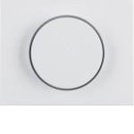 Berker 11357009 Zentralstück mit Regulierknopf für Drehdimmer K.1 polarweiß glänzend 