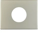 Berker 11650104 Zentralstück für Drucktaster und Lichtsignal E10 Arsys Edelstahl Rostfrei 