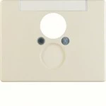 Berker 11850002 Zentralstück für Lautsprecher-Steckdose Arsys cremeweiß glänzend 