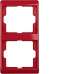 Berker 13230062 Rahmen 2-fach senkrecht Arsys rot glänzend 