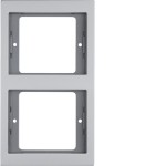 Berker 13237003 Rahmen 2-fach senkrecht K.5 Alu Aluminium eloxiert 