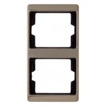 Berker 13240001 Rahmen 2-fach senkrecht Arsys hellbronze Metall 