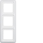 Berker 133009 Rahmen 3-fach mit Dichtung wg Up IP44 polarweiß glänzend 