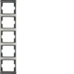 Berker 13540004 Rahmen 5-fach senkrecht Arsys Edelstahl Rostfrei 