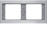 Berker 13637003 Rahmen 2-fach waagerecht K.5 Alu Aluminium eloxiert 
