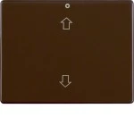 Berker 14050301 Wippe mit Aufdruck Symbol Pfeile Arsys braun glänzend 