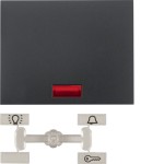 Berker 14157006 Wippe mit 5 beiliegenden Linsen K.1 anthrazit matt 