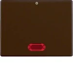 Berker 14170001 Wippe mit roter Linse und Aufdruck '0' Arsys braun glänzend 