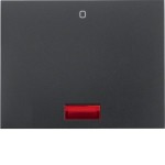Berker 14177106 Wippe mit roter Linse und Aufdruck '0' K.1 anthrazit matt 