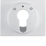 Berker 15040079 Zentralstück für Jalousie-Schlüsselschalter/-taster Arsys polarweiß glänzend 