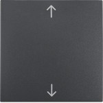 Berker 16201616 Wippe mit Aufdruck Symbol Pfeile S.1/B.3/B.7 anthrazit matt 