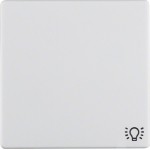 Berker 16206049 Wippe mit Aufdruck Symbol Licht Q.1/Q.3 polarweiß samt 