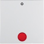 Berker 16241909 Wippe mit roter Linse und Aufdruck '0' S.1/B.3/B.7 polarweiß matt 