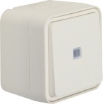 Berker 31763502 Kontroll-Wechselschalter AP W.1 polarweiß 