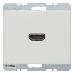 Berker 3315430069 High Definition Steckdose mit 90°-Steckanschluss Arsys polarweiß glänzend 