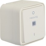 Berker 35623502 Kontroll-Ausschalter 2-polig Aufdruck 'Heizung' 0 und 1 AP W.1 polarweiß 