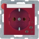 Berker 41081962 Schuko-Steckdose mit Überspannungsschutz S.1/B.3/B.7 rot matt 