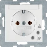 Berker 41088989 Schuko-Steckdose mit Überspannungsschutz S.1/B.3/B.7 polarweiß glänzend 