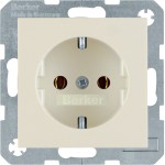 Berker 41438982 Schuko-Steckdose S.1/B.3/B.7 cremeweiß glänzend 