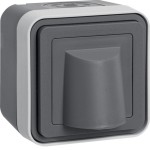 Berker 42563525 Kabelauslass AP W.1 grau 