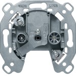 Berker 450210 Antennen-Steckdose 2Loch TV FM Einzeldose 