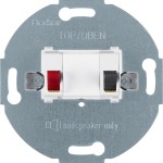 Berker 457209 Lautsprecher-Anschlussdose Modul-Einsätze polarweiß matt 