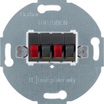 Berker 457305 Stereo-Lautsprecher-Anschlussdose Modul-Einsätze anthrazit matt 