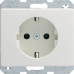 **Berker 47150002 Schuko-Steckdose Arsys cremeweiß glänzend 